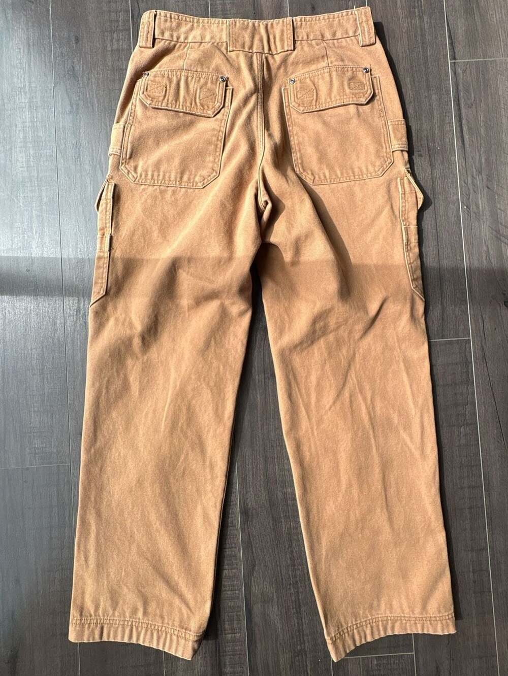 Duluth Trading Co Men's Heavy Canvas Cargo Carpenter Pants - Picture 2 of 3